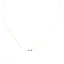 Petit Natural red Diamond -necklace- ☆ 3枚目の画像