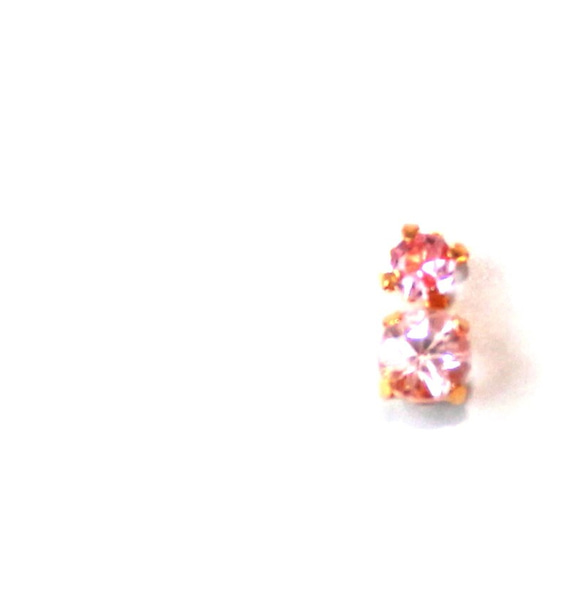 Pink sapphire & Spinel Earrings 3枚目の画像