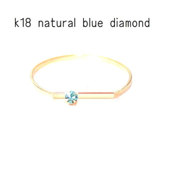 K18 Natural Purplish Pink Diamond Ring 3枚目の画像