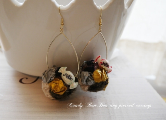 BonBon pierced earrings 1枚目の画像