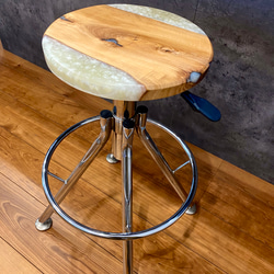 スツール　stool アイアン家具　チェア　レジン家具 1枚目の画像