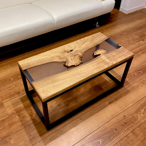 大特価！ レジンテーブル リビングテーブル ローテーブル・リビング