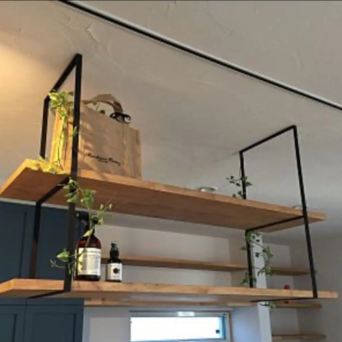 吊り棚 キッチン収納 ウォールシェルフ 棚・シェルフ・ラック