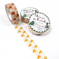 Shinzi Katoh マスキングテープ(15mm幅)[pear]2点セット マスキング