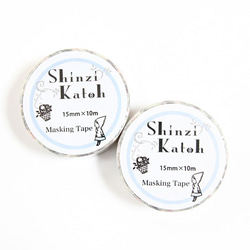 Shinzi Katoh マスキングテープ(15mm幅)[ballet tutu]２点セット 2枚目の画像