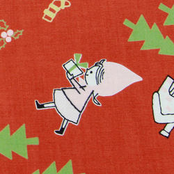 Shinzi Katohのクリスマス生地[赤ずきん_赤色] 5枚目の画像