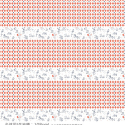 Shinzi Katoh　ダブルガーゼ生地[Toys_レッド] 2枚目の画像