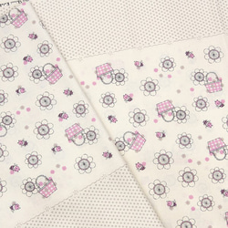 Shinzi Katoh　シャーティング生地[Bee_グレー] 1枚目の画像