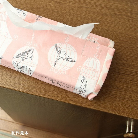 Shinzi Katoh　シャーティング生地[Bird_グリーン] 7枚目の画像