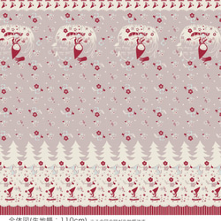 Shinzi Katoh　オックス生地[Little Red Riding Hood_グレー] 2枚目の画像