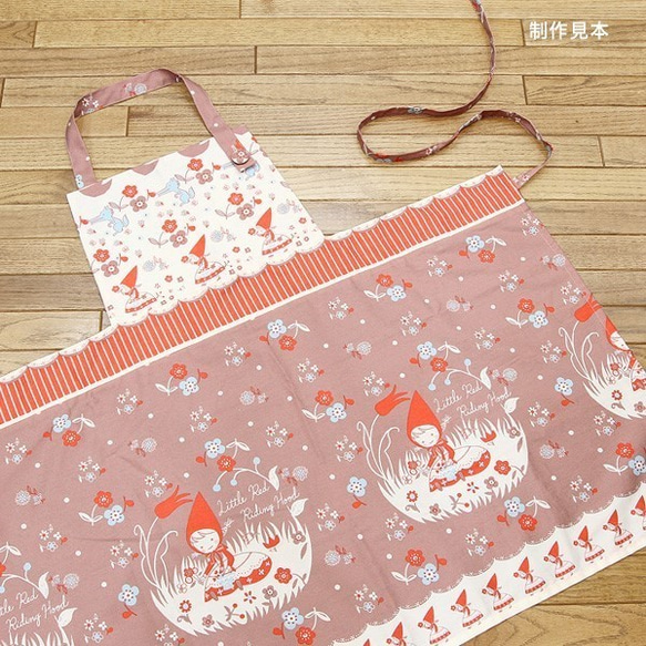 Shinzi Katoh　オックス生地[Little Red Riding Hood_グレー] 7枚目の画像