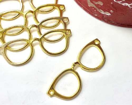 お洒落な メガネ フレーム チャーム ペンダント トップ パーツ