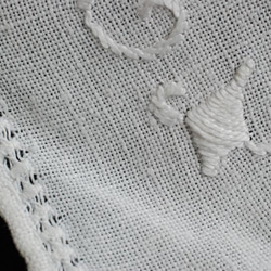 アンティークリネン 刺繍. [2166] 9枚目の画像