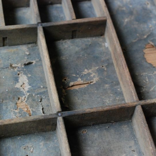 最終出品　プリンタートレイ　木製　ブロカント　ビンテージ　ヴィンテージ 最終出品 プリンタートレイ 木製 ブロカント ビンテージ