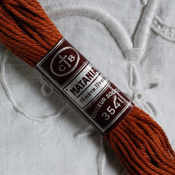 *アンティーク糸  CBカルティエ・ブレッソン 刺繍糸 マタニア 茶色系. 3枚目の画像