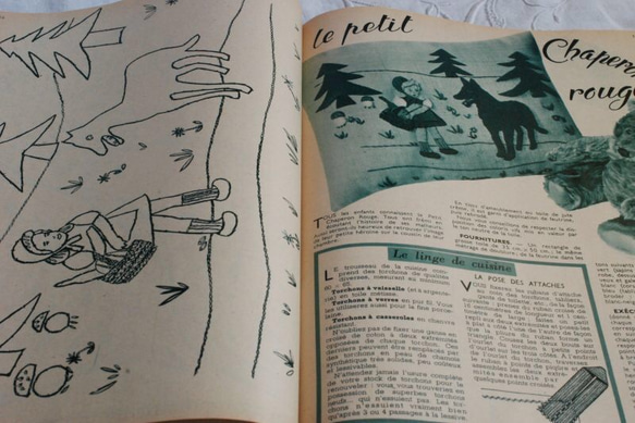 *1954年 手芸雑誌LINGERIE OUVRAGES CROCHET D‘ART 7枚目の画像