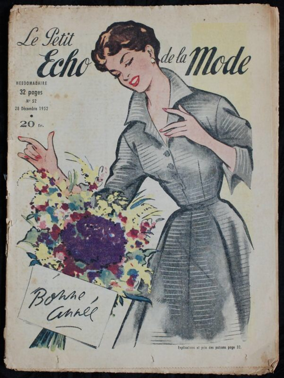 *1952年12月 雑誌 Le Petit Echo de la Mode 2枚目の画像