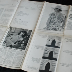 フランス 1978年 ワンピース型紙+サマーセーター 2枚目の画像