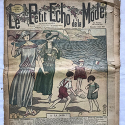 アンティーク　1922年6月発行　Le Petit Echo de la Mode 1枚目の画像