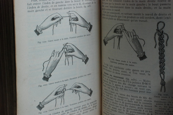 アンティーク　DMC手芸百科事典. 7枚目の画像