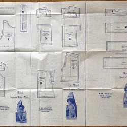 *1977年7月 洋裁型紙2枚セット フランス. 4枚目の画像