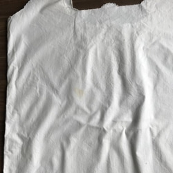 アンティークワンピース リメイク用刺繍布 コットンリネンワンピース B 6枚目の画像