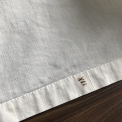 アンティークワンピース リメイク用刺繍布 コットンリネンワンピース B 9枚目の画像