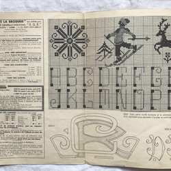 *1956年刺繍図案集「刺繍のすべて」TOUTE LA BRODERIE 全17ページ. 2枚目の画像