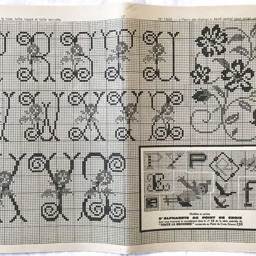 1967年刺繍図案集「刺繍のすべて」TOUTE LA BRODERIE 18周年記念版 全