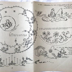 1967年刺繍図案集「刺繍のすべて」TOUTE LA BRODERIE  18周年記念版 全34ページ. 5枚目の画像