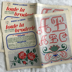 1967年刺繍図案集「刺繍のすべて」TOUTE LA BRODERIE  18周年記念版 全34ページ. 6枚目の画像