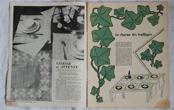*1957年2月 フランス 手芸雑誌Mon Ouvrage. 2枚目の画像