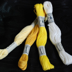 DMC刺繍糸 #2307(右から2番目)黄～白系 6枚目の画像