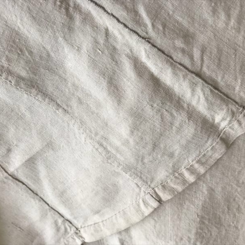 フランスアンティーク リネンワンピース MBモノグラム刺繍