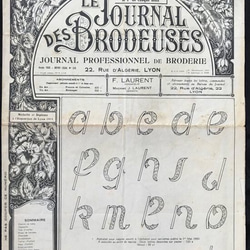 *フランス　刺繍新聞1958年6月. 1枚目の画像