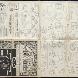 *フランス 刺繍新聞1958年10月. 9枚目の画像