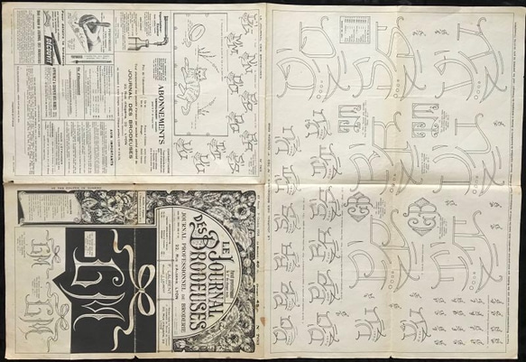 *フランス 刺繍新聞1958年10月. 9枚目の画像