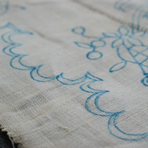 フランスアンティークメルスリー生地 イギリス アンティーク メルスリー フランスアンティークメルスリー