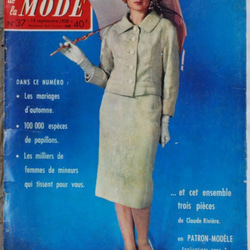 1958年9月 手芸雑誌 L’ECHO de la MODE. 1枚目の画像
