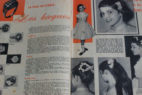 1958年9月 手芸雑誌 L’ECHO de la MODE. 9枚目の画像