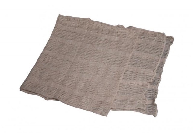 ベビーアルパカ100%　柔らかストール　オフホワイト