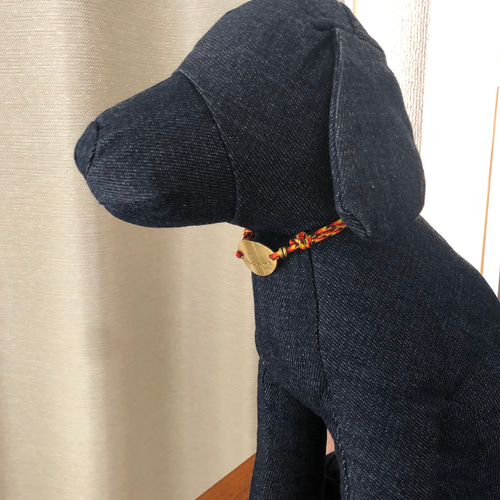 オーダー☆チョーカー☆迷子札☆刻印込み☆首輪☆8つ編み☆犬☆猫 