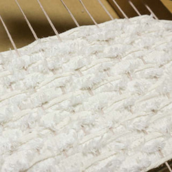 【デニムの耳】細　ホワイト 4枚目の画像