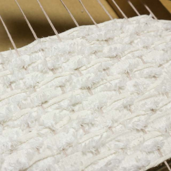 【デニムの耳】細　ホワイト 4枚目の画像