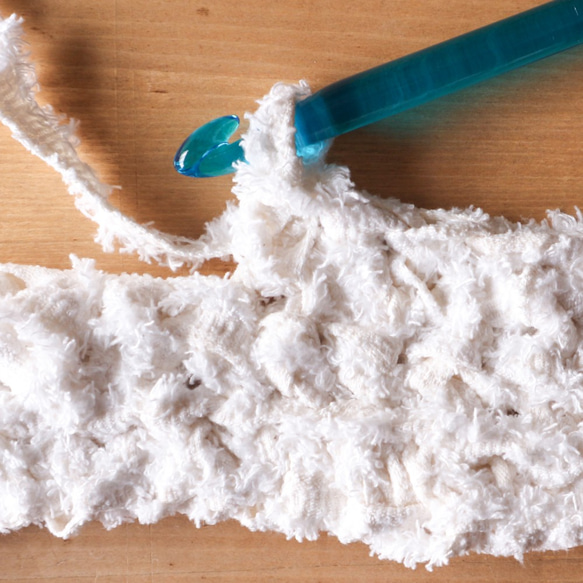 【デニムの耳】細　ホワイト 6枚目の画像