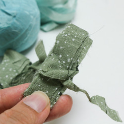 キモノヤーン　絹　200g　ターコイズ・グリーンMIX03 3枚目の画像