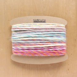 手織りにも！毛糸　FukuFuku 008 A パステル（M） 1枚目の画像