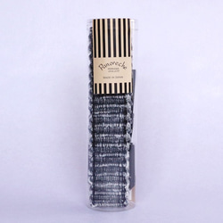 ＊受注生産＊【裂き織】カメラストラップ　デニム　Lot.301 グレー　手織り 6枚目の画像