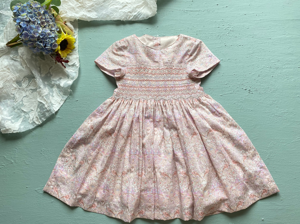 リバティ❤︎スモッキング刺繍プリンセスワンピース 子供服 pratolina 