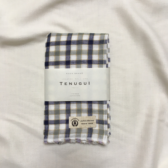 播州織ダブルガーゼの手ぬぐい 1枚目の画像